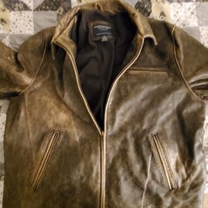 Vintage American Eagle leather coat